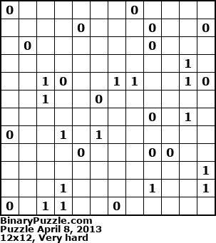 Binary Puzzle
