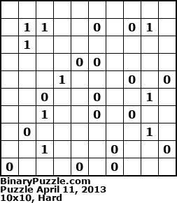 Binary Puzzle