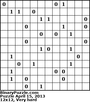 Binary Puzzle
