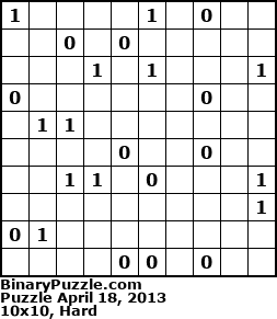 Binary Puzzle