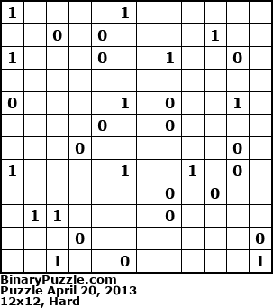 Binary Puzzle