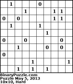 Binary Puzzle
