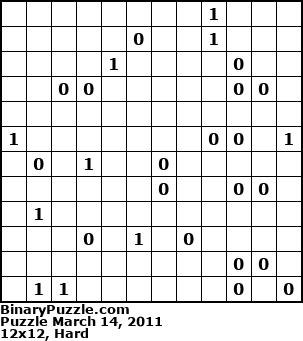 Binary Puzzle