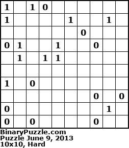 Binary Puzzle