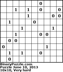 Binary Puzzle