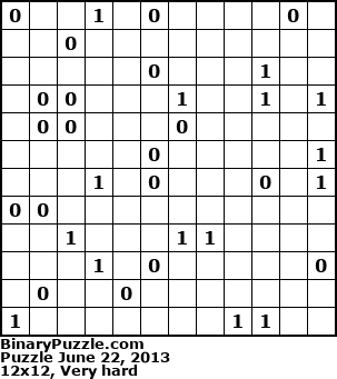 Binary Puzzle