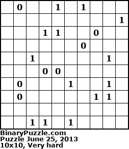 Binary Puzzle