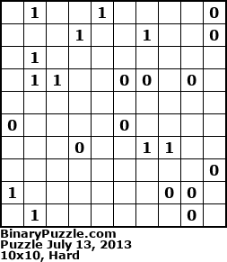 Binary Puzzle
