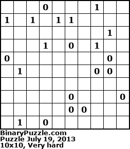 Binary Puzzle