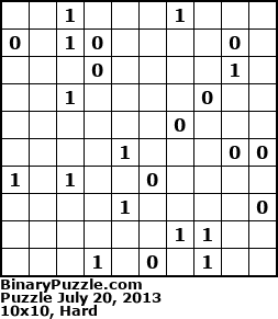 Binary Puzzle