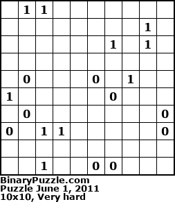Binary Puzzle