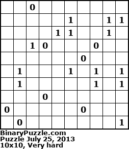 Binary Puzzle