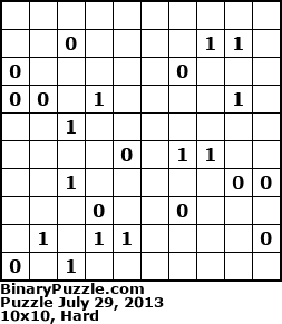 Binary Puzzle