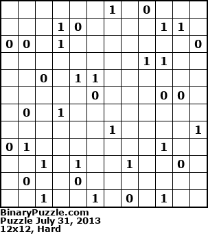 Binary Puzzle
