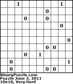 Binary Puzzle