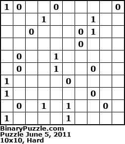Binary Puzzle