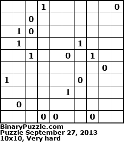 Binary Puzzle