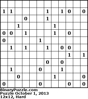 Binary Puzzle