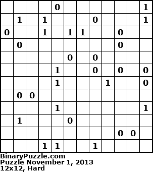Binary Puzzle