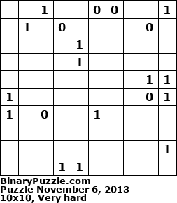 Binary Puzzle