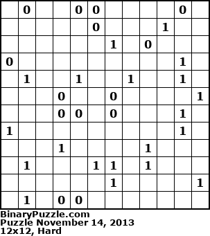 Binary Puzzle