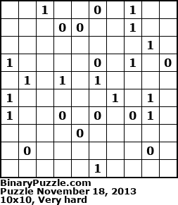 Binary Puzzle
