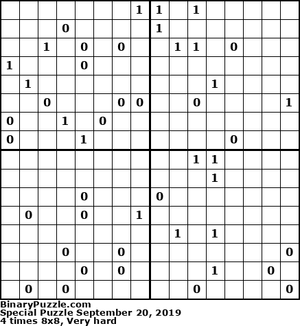 Binary Puzzle