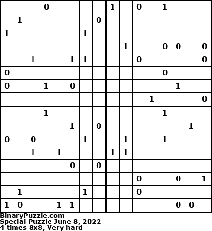 Binary Puzzle