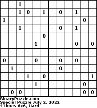 Binary Puzzle
