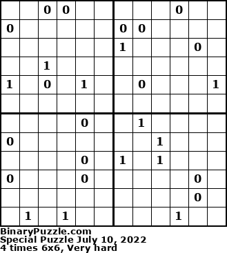 Binary Puzzle
