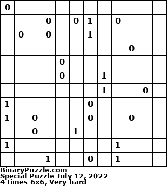 Binary Puzzle