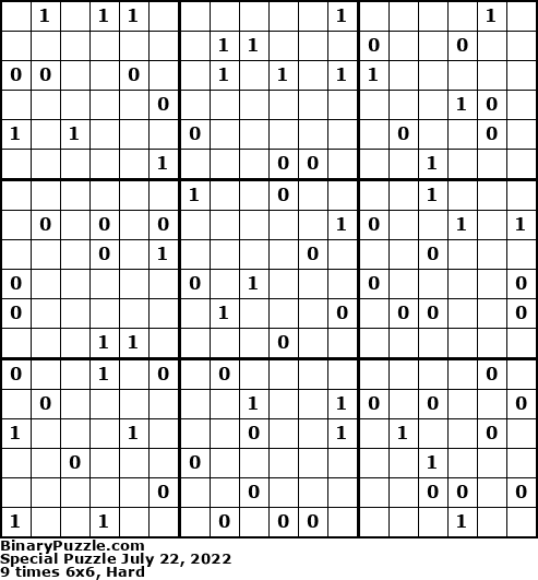 Binary Puzzle