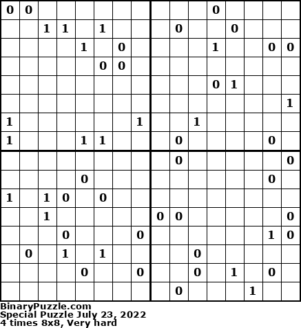 Binary Puzzle
