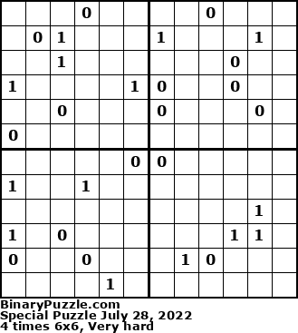 Binary Puzzle