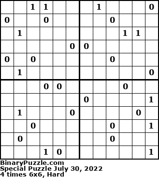Binary Puzzle