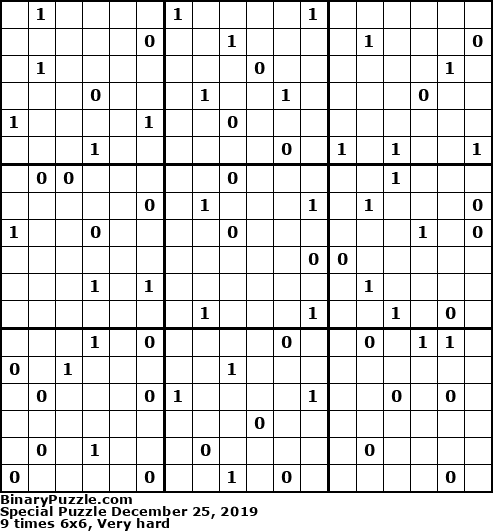 Binary Puzzle