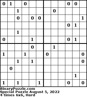 Binary Puzzle