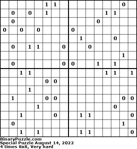 Binary Puzzle