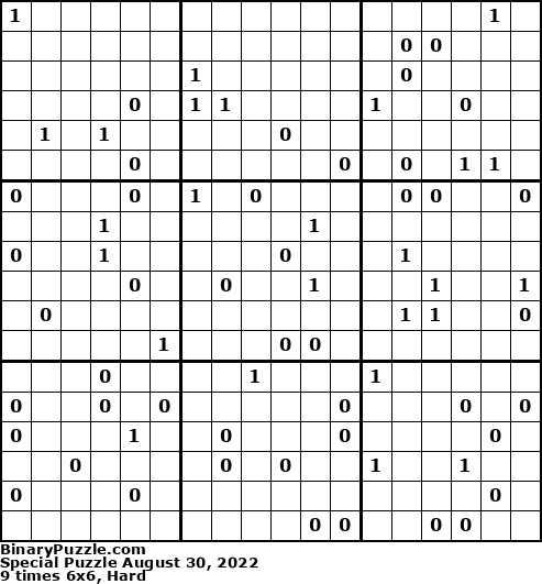 Binary Puzzle