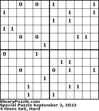 Binary Puzzle