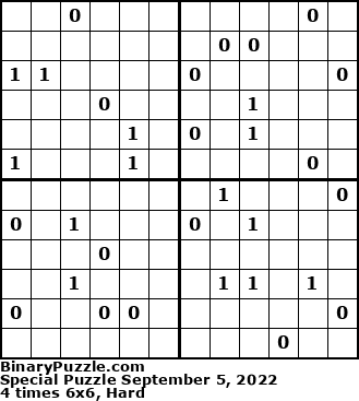 Binary Puzzle