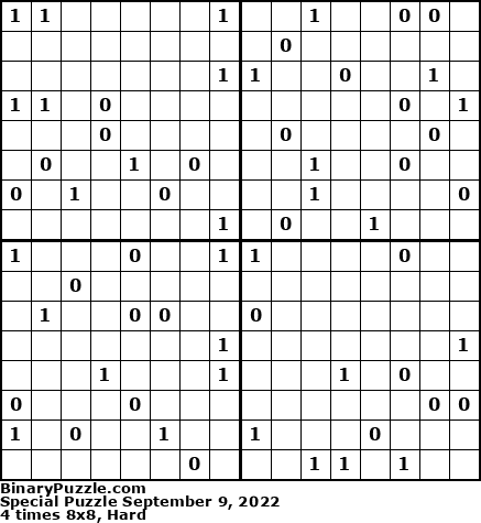 Binary Puzzle