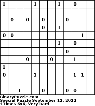 Binary Puzzle