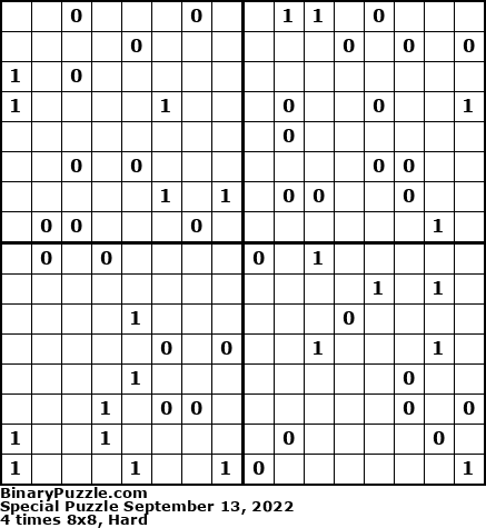 Binary Puzzle