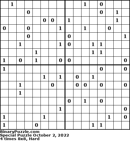 Binary Puzzle