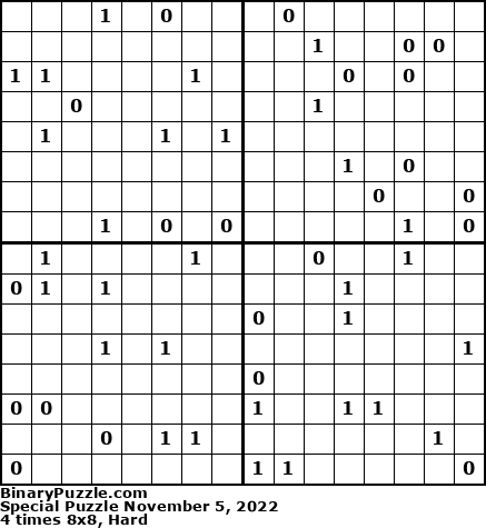 Binary Puzzle