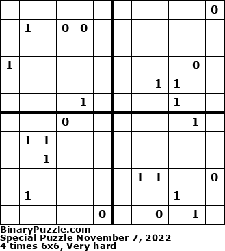 Binary Puzzle