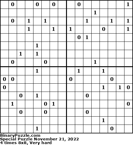 Binary Puzzle
