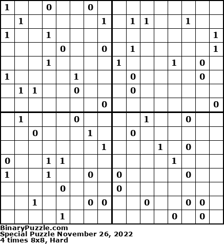 Binary Puzzle