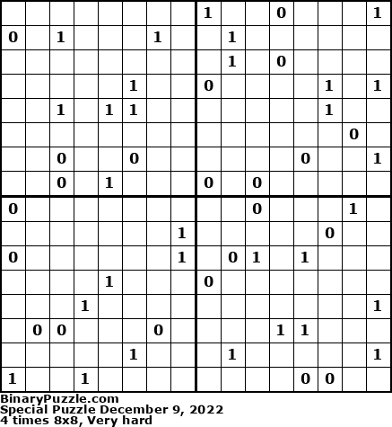 Binary Puzzle